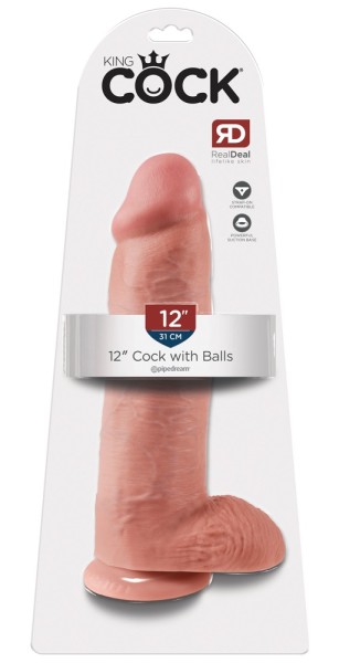 King Cock Balls: Dildo (30 cm), haut - vergleichen und g&uuml;nstig kaufen